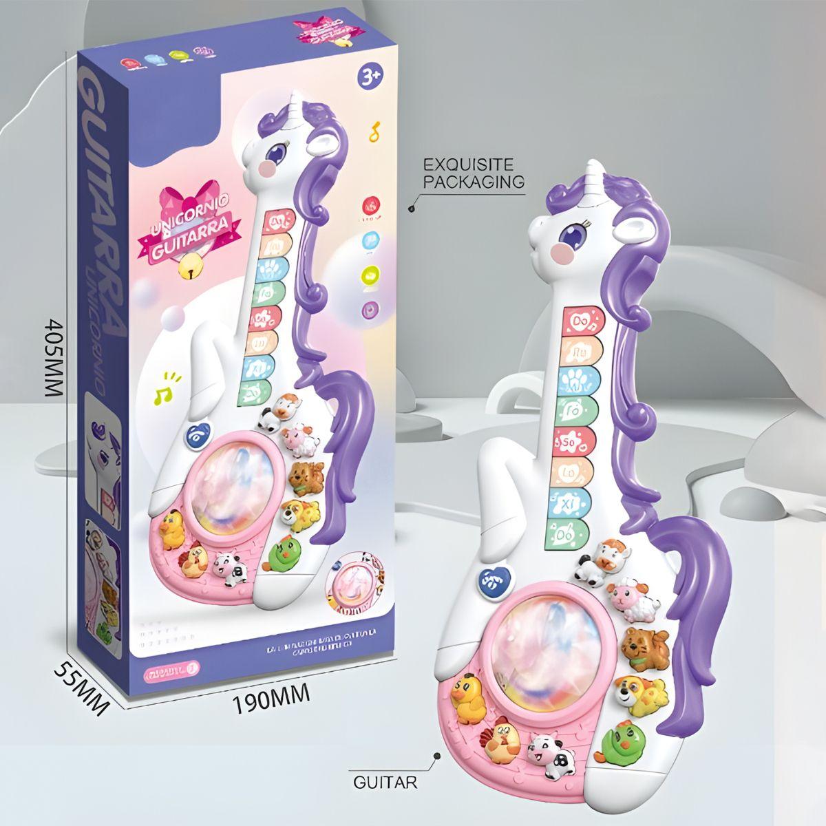 Guitarra Musical Unicornio Juguete Didáctico-7