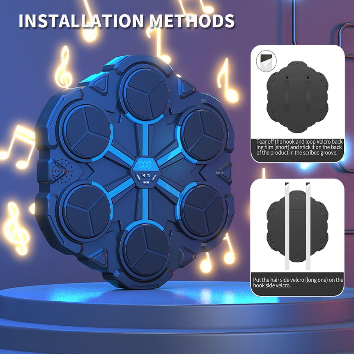 Maquina de Boxeo Musical Bluetooth con Luz Infantil-3