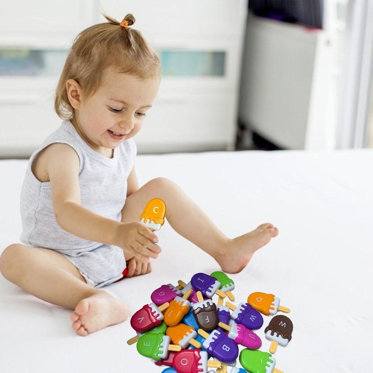 Juego de Emparejamiento Helados Alfabeto 52 pcs-3