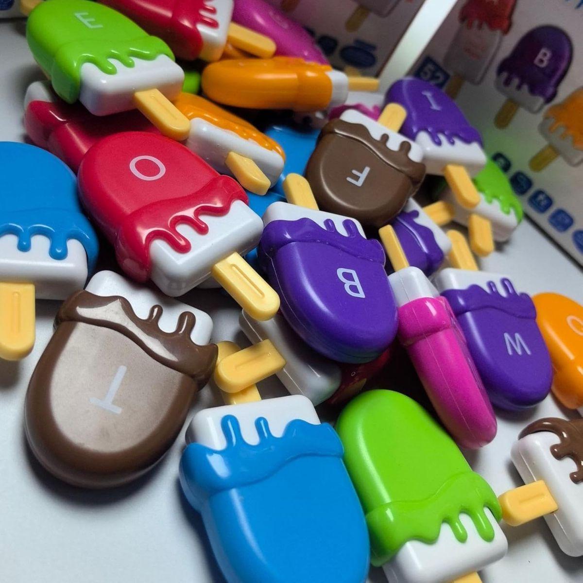 Juego de Emparejamiento Helados Alfabeto 52 pcs-5