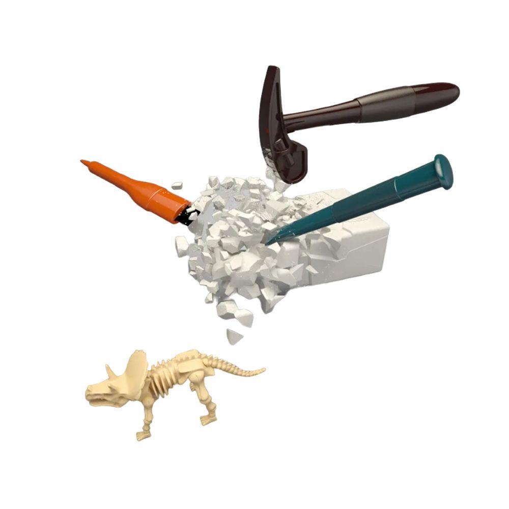 Juego de Excavación Fósiles Dinosaurio 6en1 con Herramientas-8