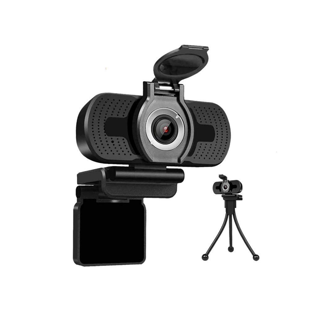 Webcam con Trípode y Micrófono Incorporado Full HD-0