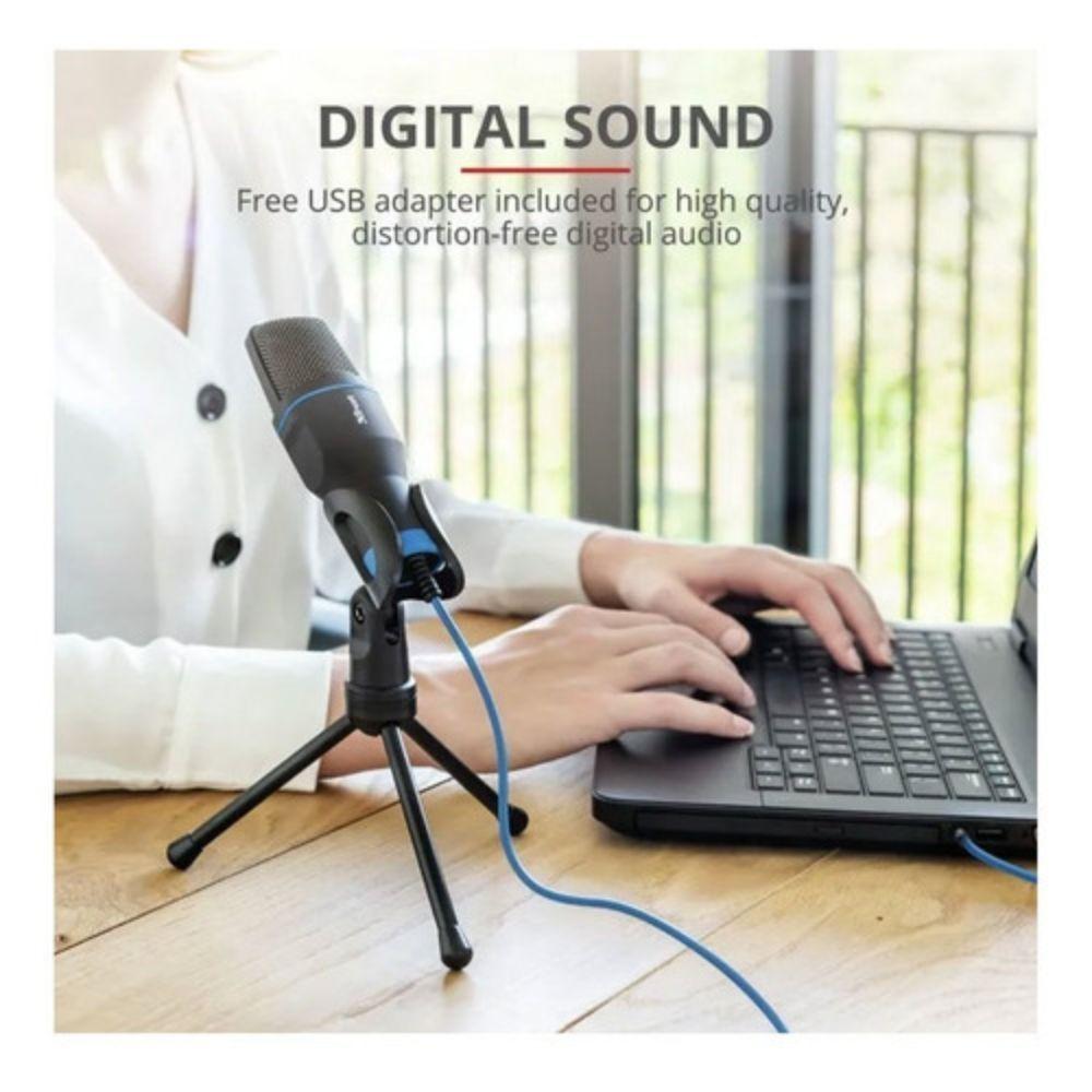 Micrófono Gamer Trust Gxt 212 Trípode USB Azul-7