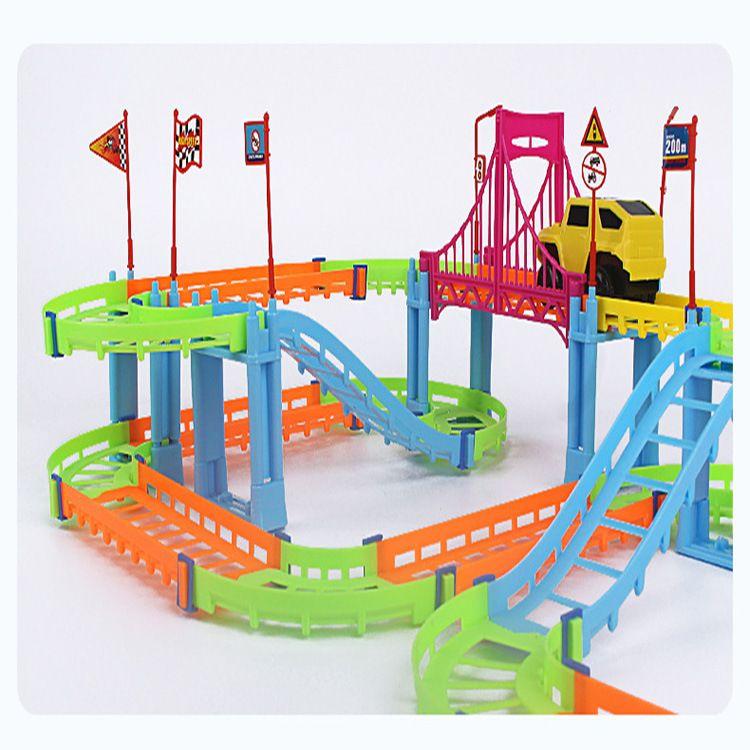 Pista Mágima Armable Armable con Auto 52 piezas-4