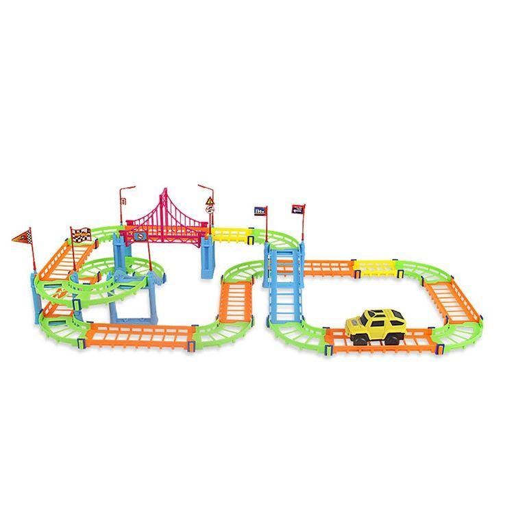 Pista Mágima Armable Armable con Auto 52 piezas-5