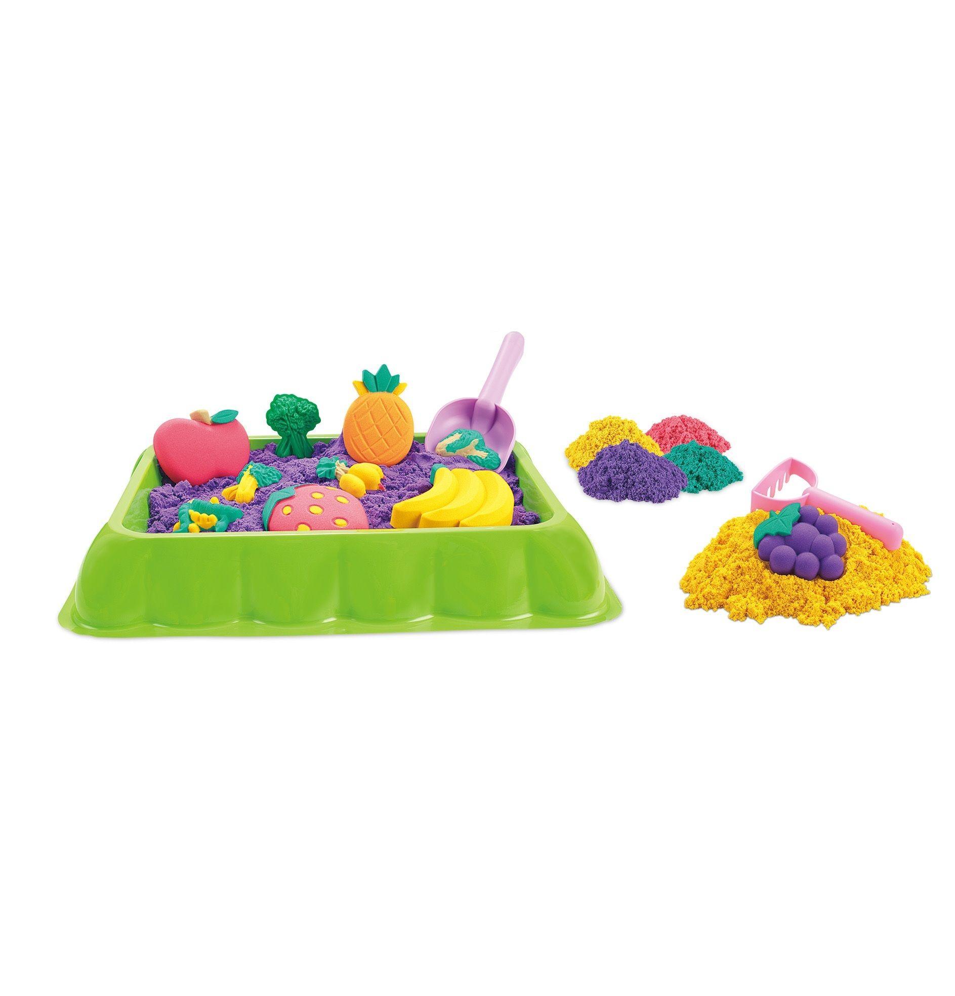 Set Arena Kinésica con Moldes Frutas y Verduras-0