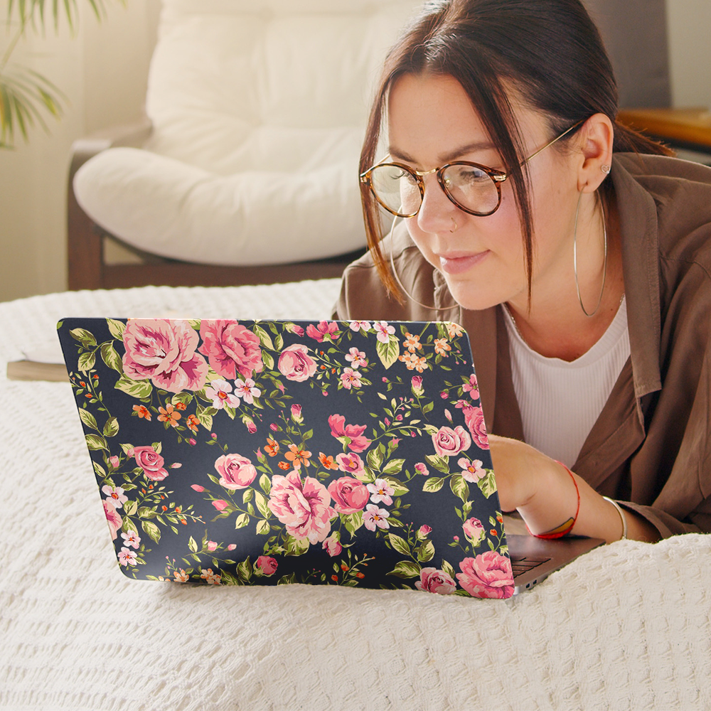 Carcasa para Macbook Air 13" M1 A1932/A2179/A2337 Flores-3