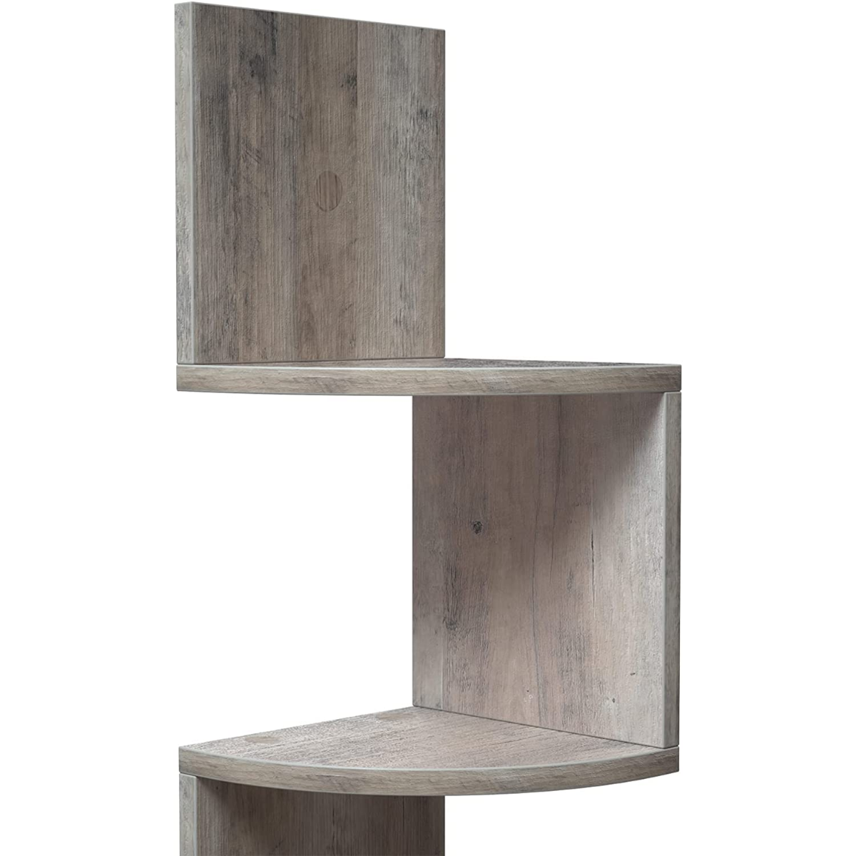 Mueble Estante Esquinero ZigZag Gris Vedby-7
