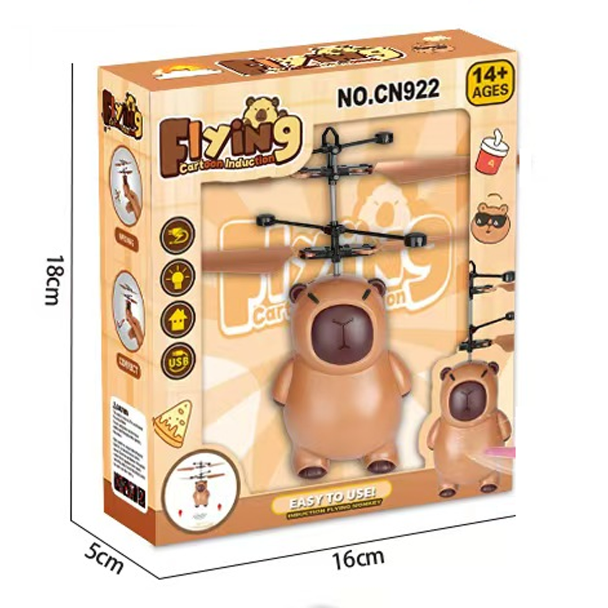 Drone Flying Ball - Bola Voladora Capibara-3