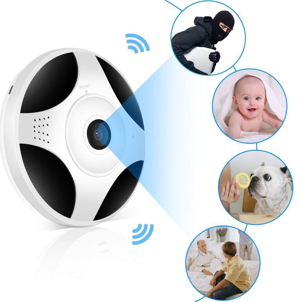 Cámara Seguridad Domo IP 360º Wifi Audio Full HD-2