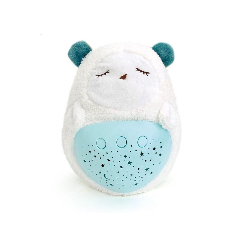 Peluche Espanta Cuco Proyector Led Osito Celeste-1