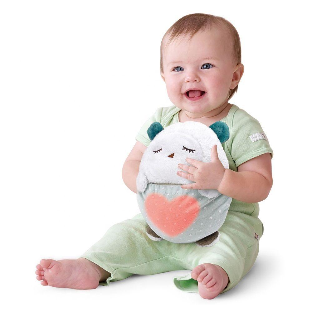 Peluche Espanta Cuco Proyector Led Osito Celeste-2