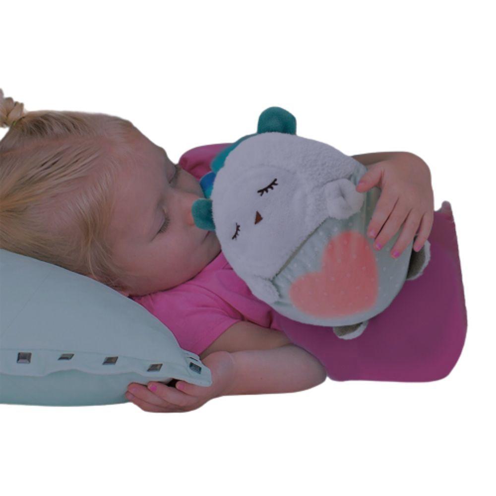 Peluche Espanta Cuco Proyector Led Osito Celeste-3