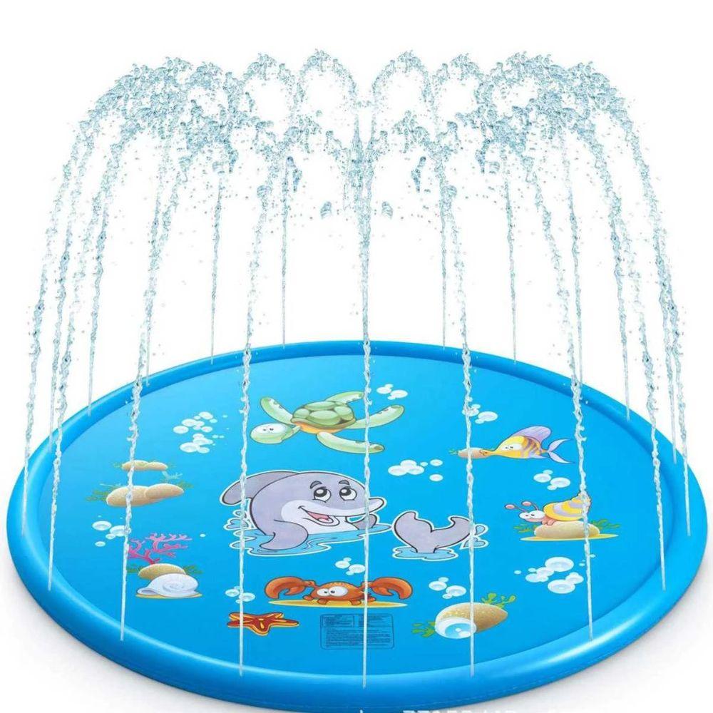 Piscina Alfombra Lanza Agua Infantil 100 cm Spacezat-5
