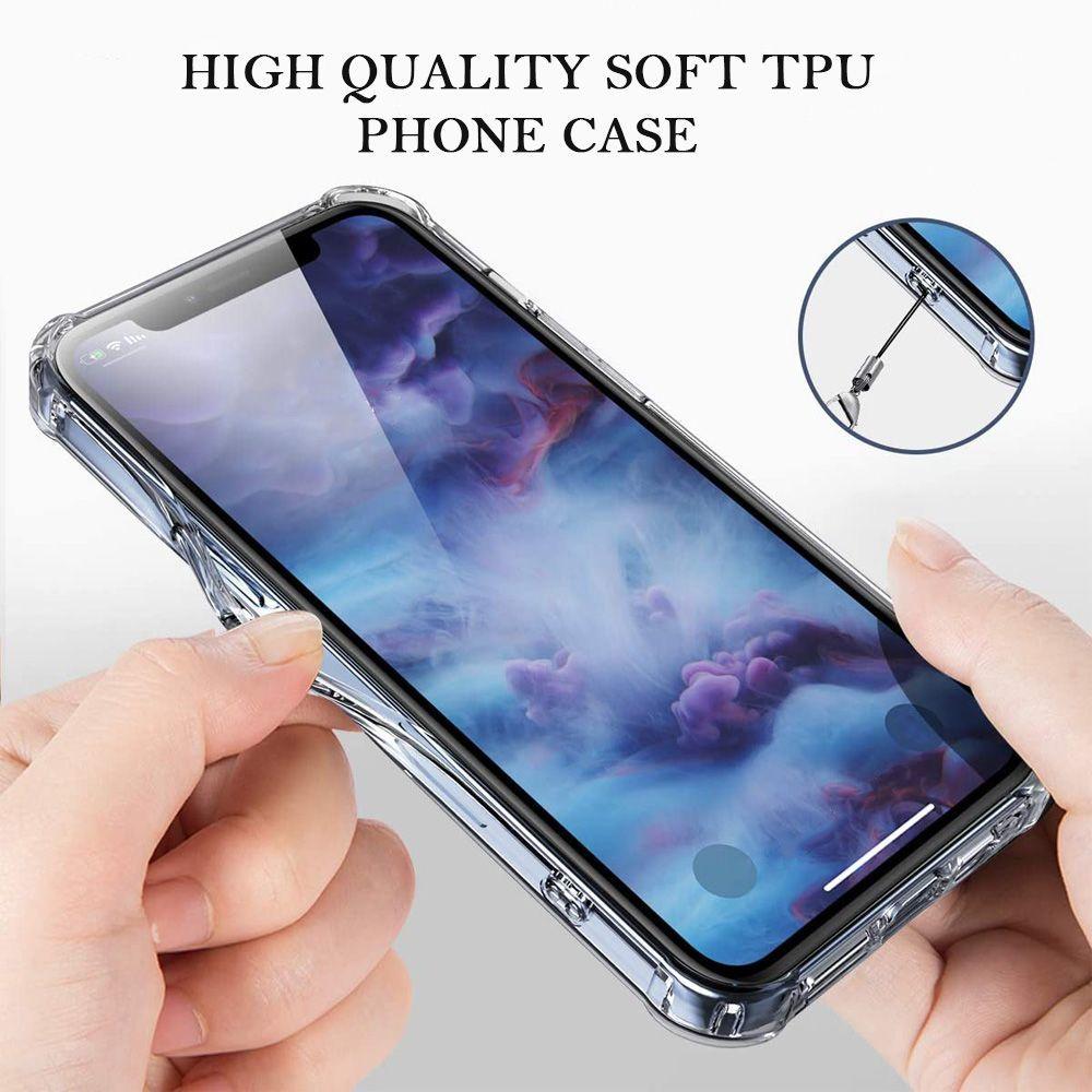 Carcasa Antigolpe Transparente + Lámina Compatible iPhone 11-4