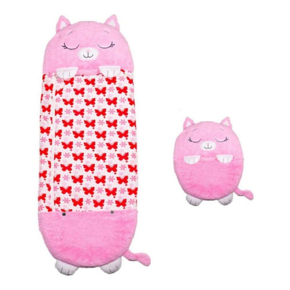 Saco de Dormir Infantil Gatita Rosa-0