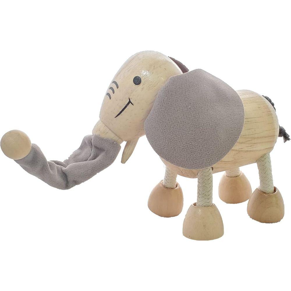 Set 4 Animalitos de la Selva de Madera Juguete Didactico-3