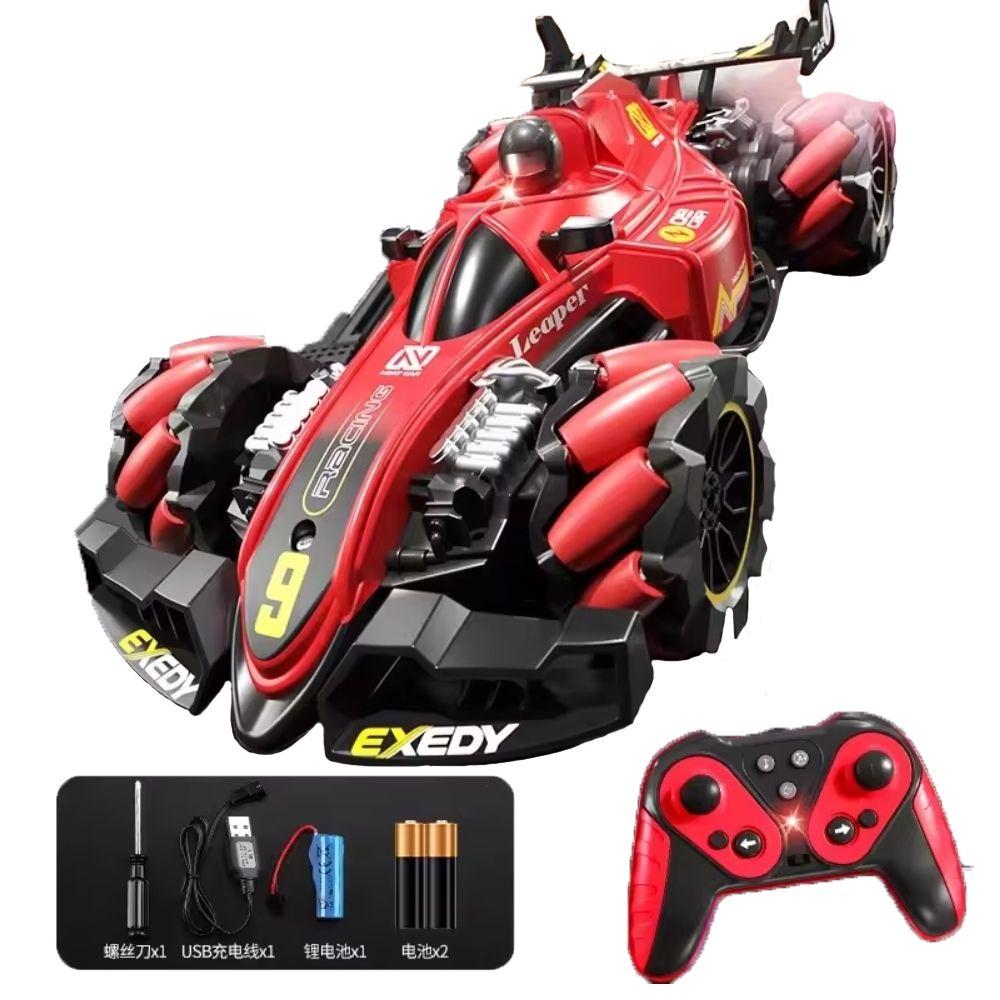 Auto de Carrera a Control Remoto Escala 1:16 2.4G Rojo-3