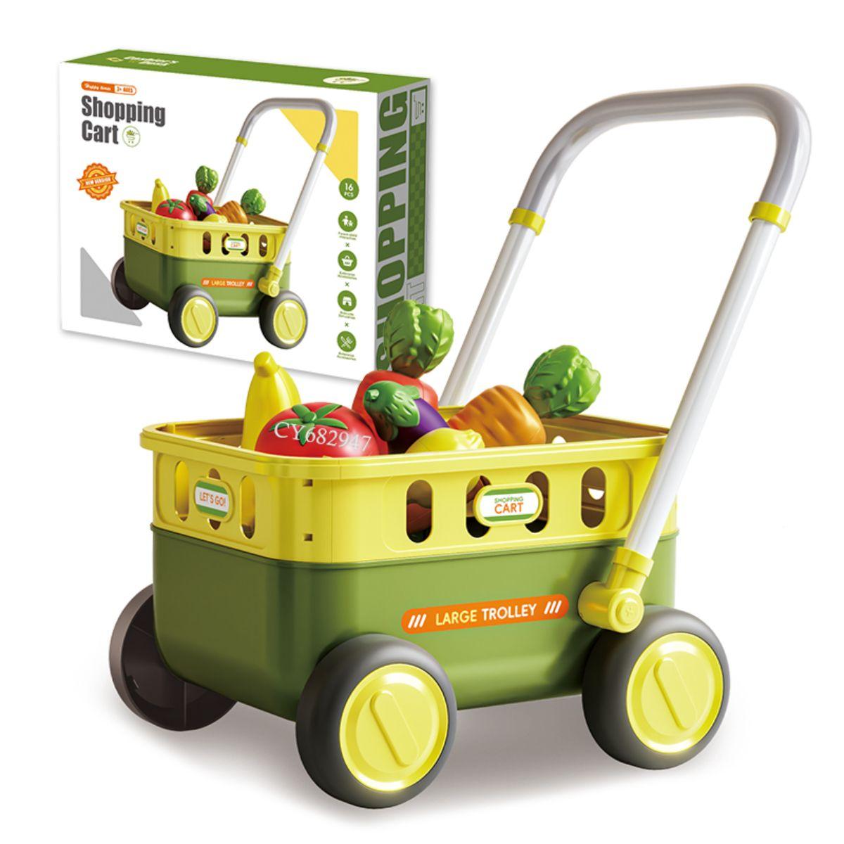 Carrito de Compras Supermercado con Accesorios-2