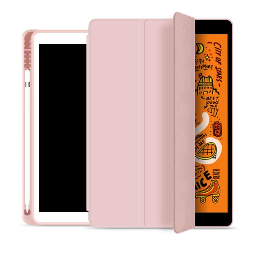 Smart Cover Compatible con Ipad Rosado 10,2 + Lamina-6