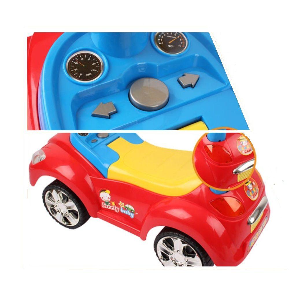 Auto Andador Infantil con Música Rojo-6