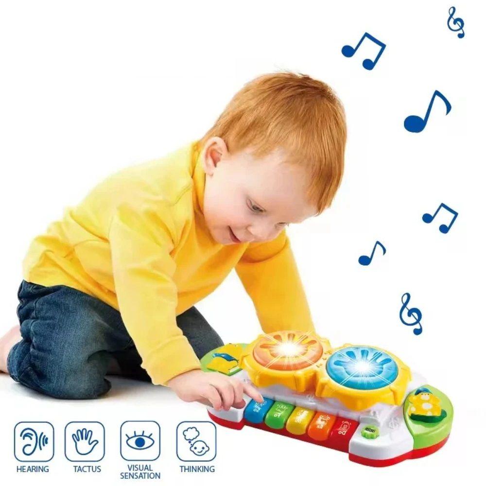 Piano Multifuncional Interactivo con Luz, Sonido y Musica-1