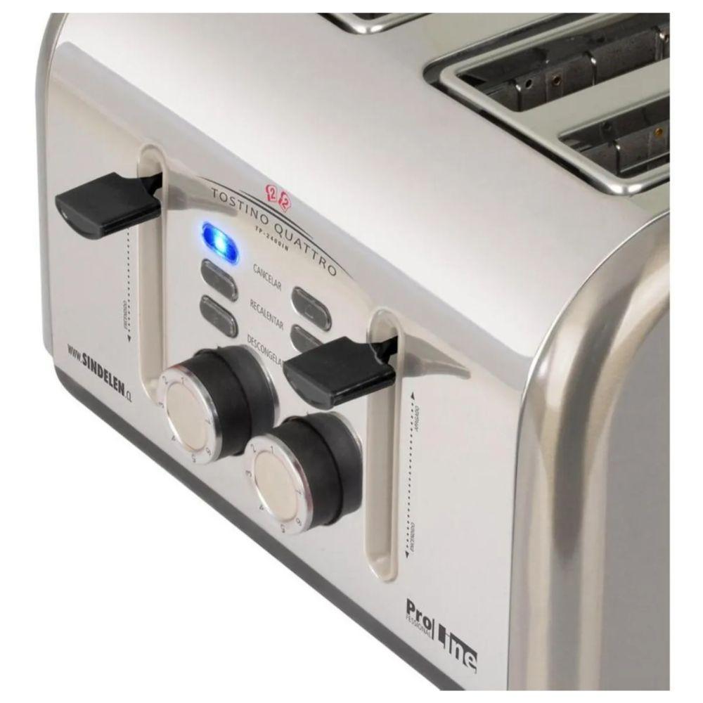 Tostador Eléctrico 4 Rebanadas Sindelen TP2400 7 niveles-1