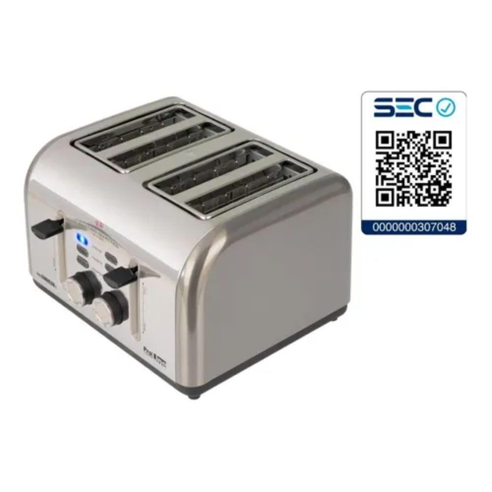 Tostador Eléctrico 4 Rebanadas Sindelen TP2400 7 niveles-6