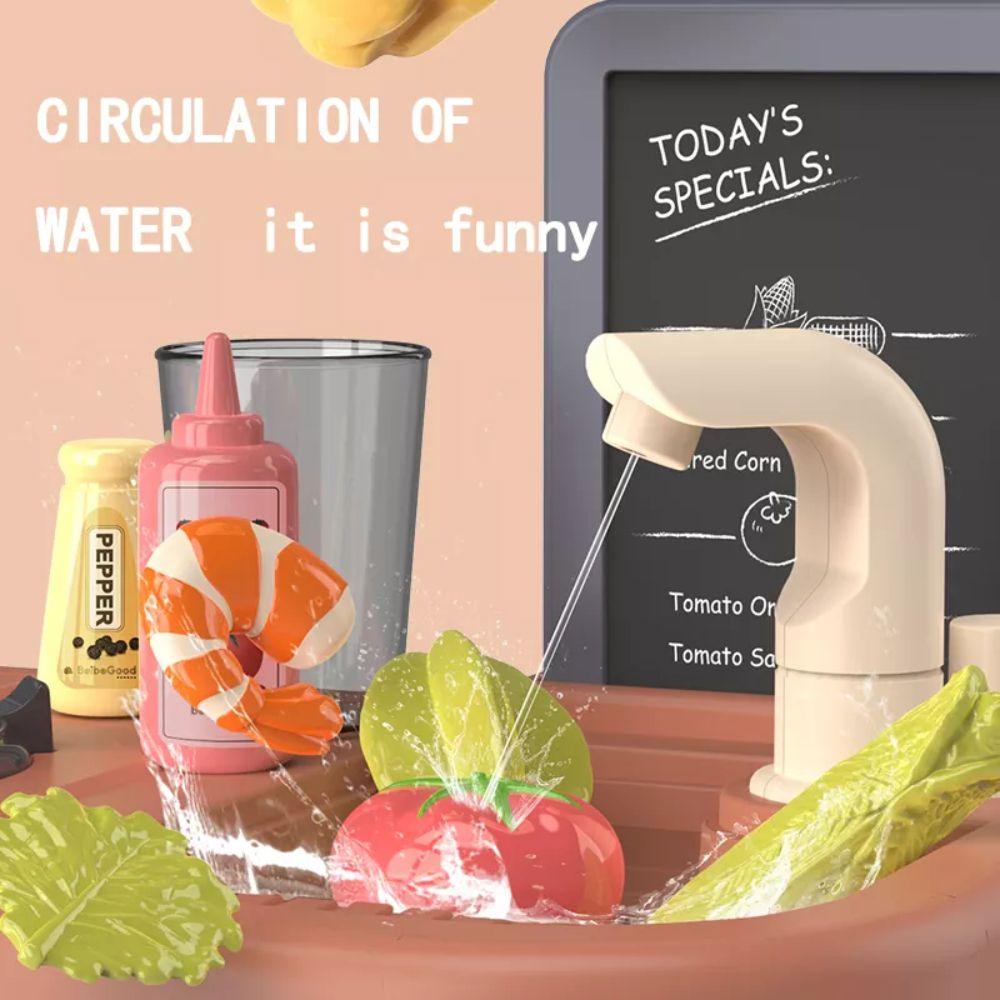 Cocina de Juguete Didáctica 72 cm de Alto Gris-1