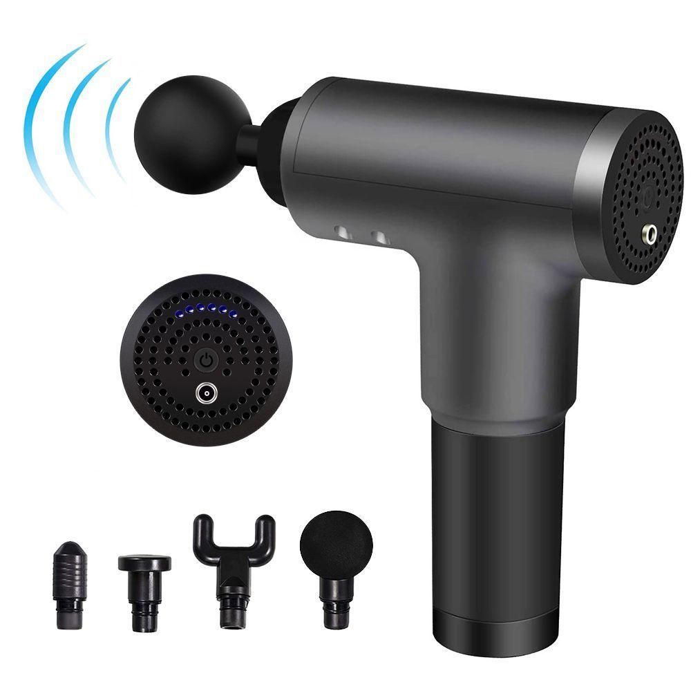 Pistola de Masaje Muscular 4 piezas 6 niveles-0