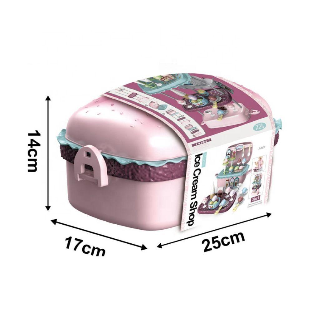 Tienda Helados de Juguete Transportable 3en1 72pcs-4