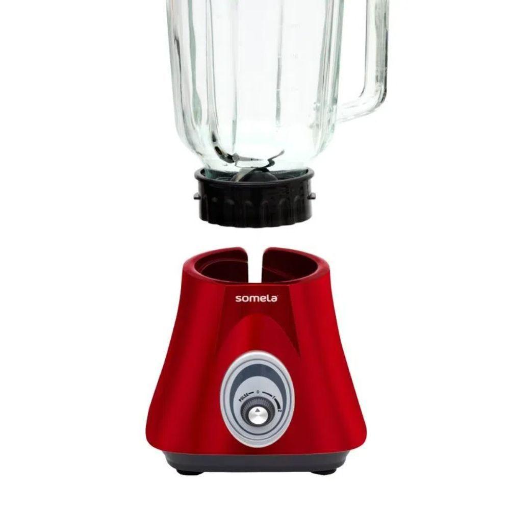 Licuadora Somela 1,5Lts Berry Blender BL1400 Roja-3