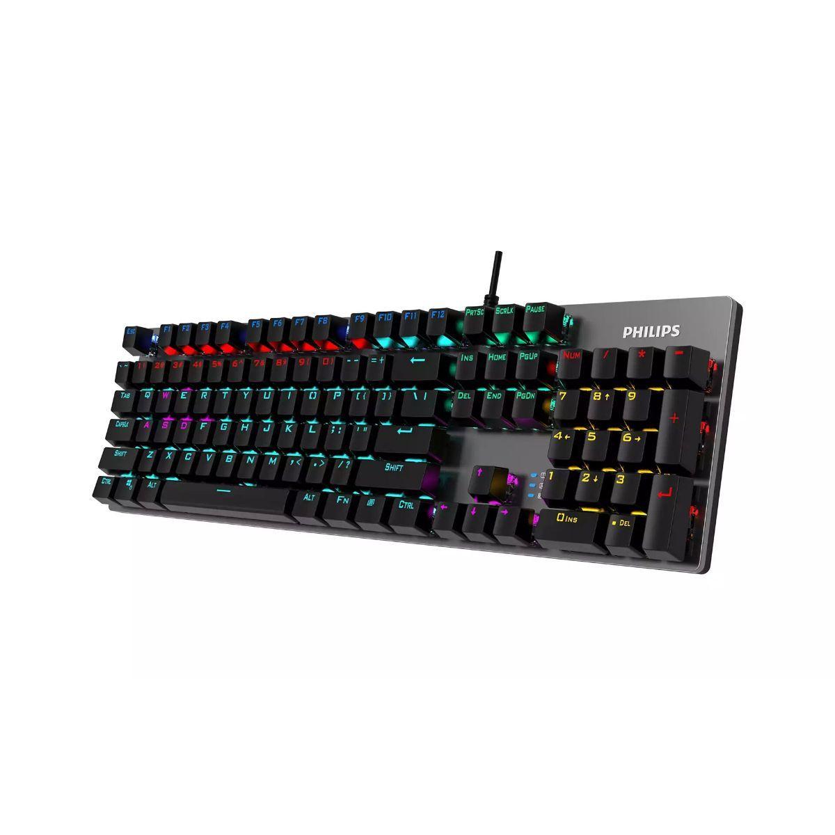 Teclado Gamer Mecánico RGB Philips G404-0
