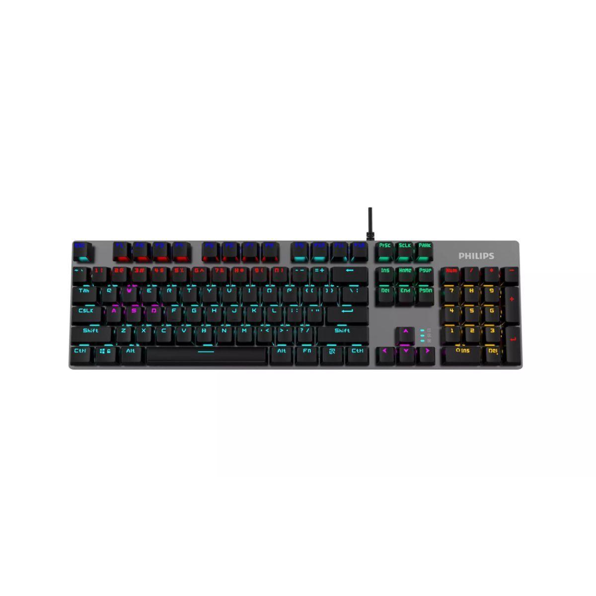 Teclado Gamer Mecánico RGB Philips G404-1