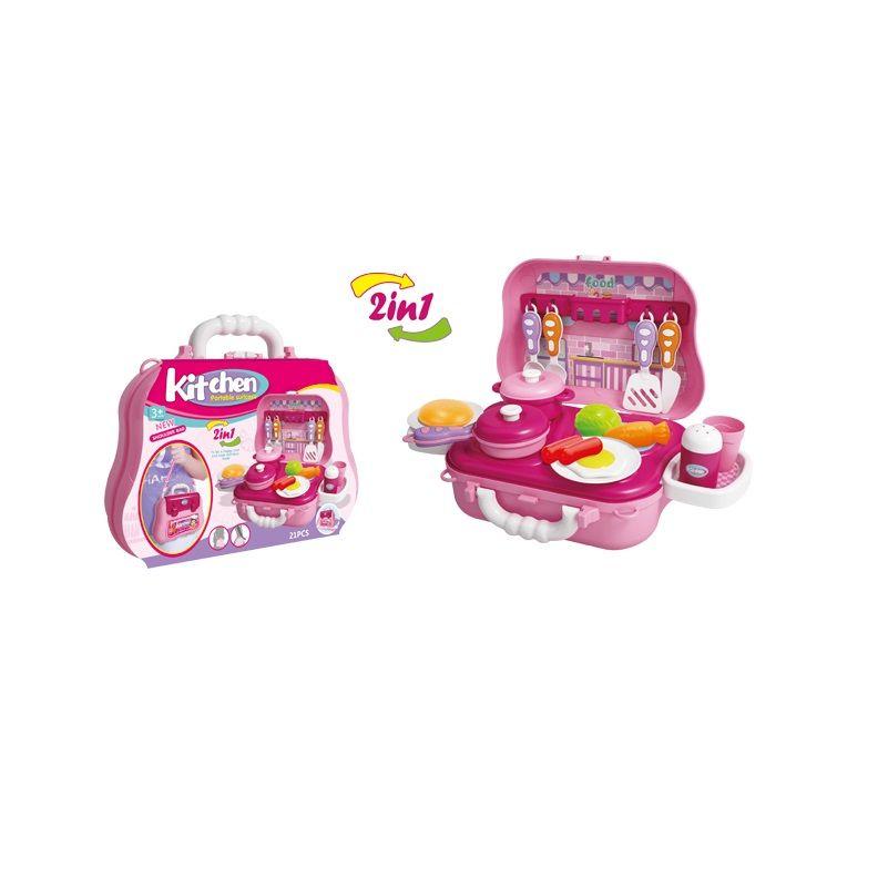 Maletín de juegos 2en1 Set Cocina con Accesorios-2