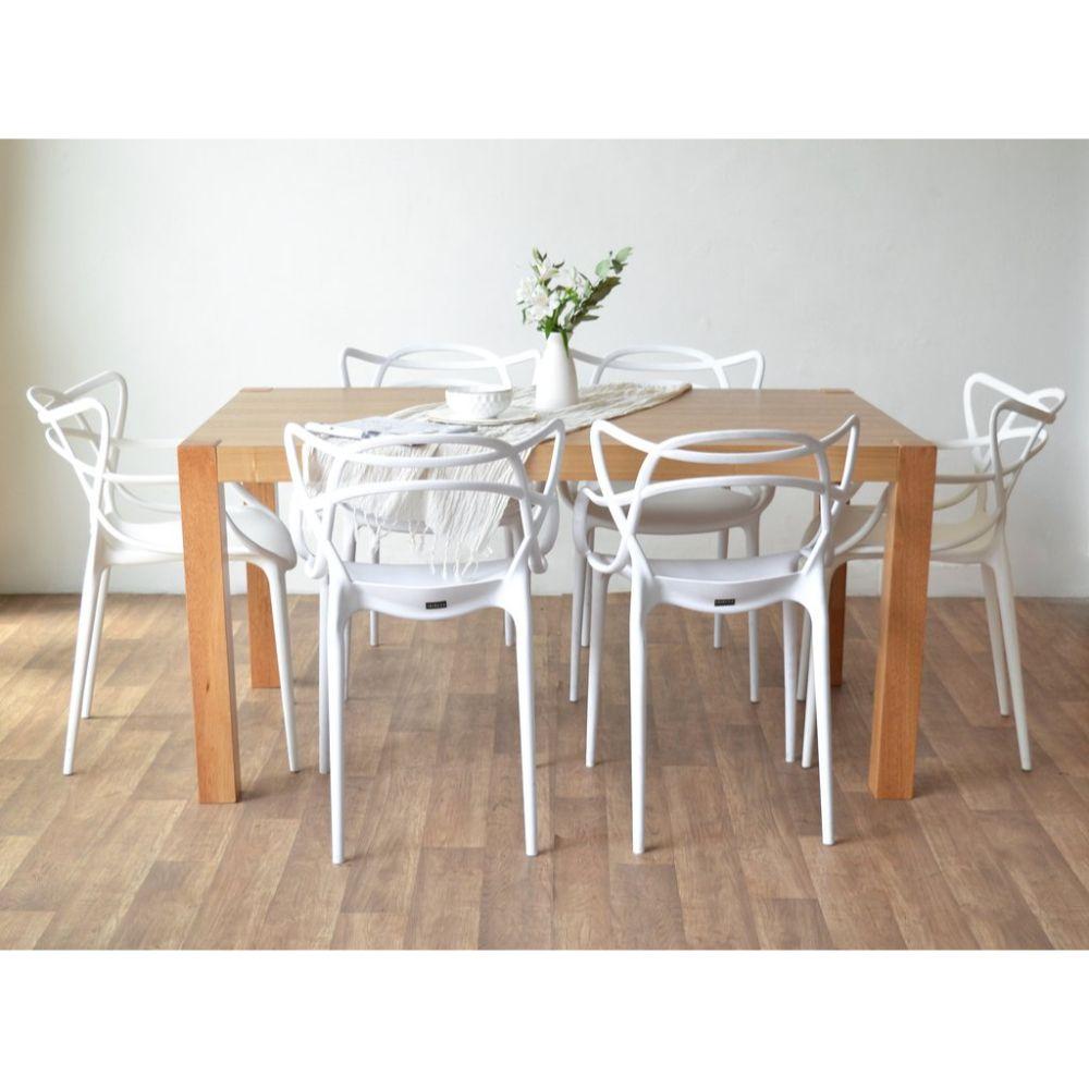 Pack de 4 Sillas Master Blanco Spacezat-2