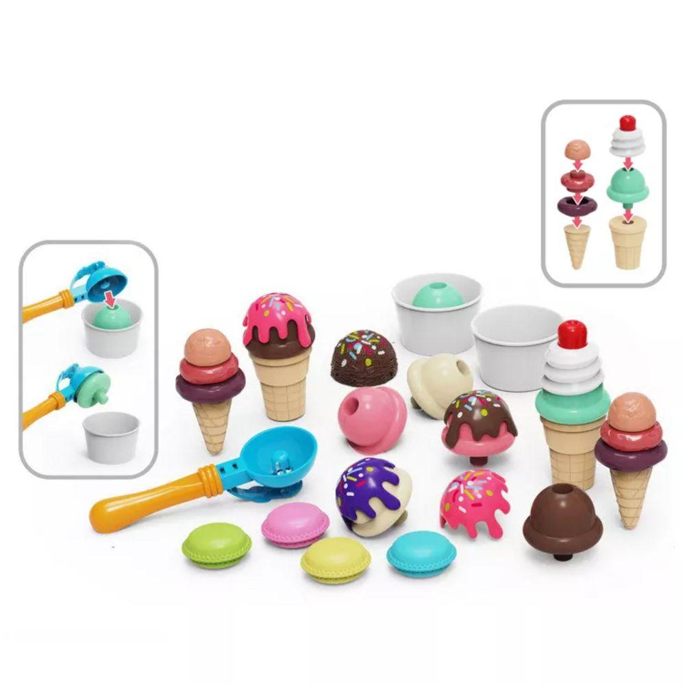 Carrito de Arrastre Juego Helados 32 pcs Morado Spacezat-2