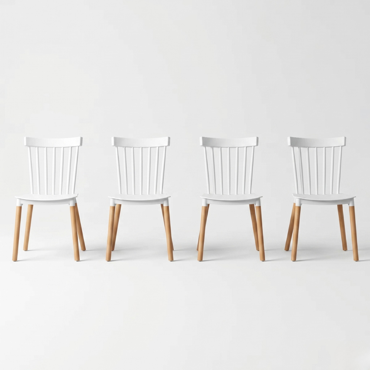 Pack de 4 Sillas Windsor Blanca-2