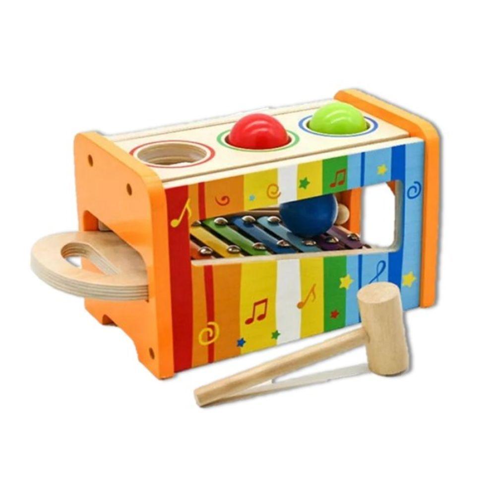 Juguete de Madera Musical Xilófono Interactivo-3