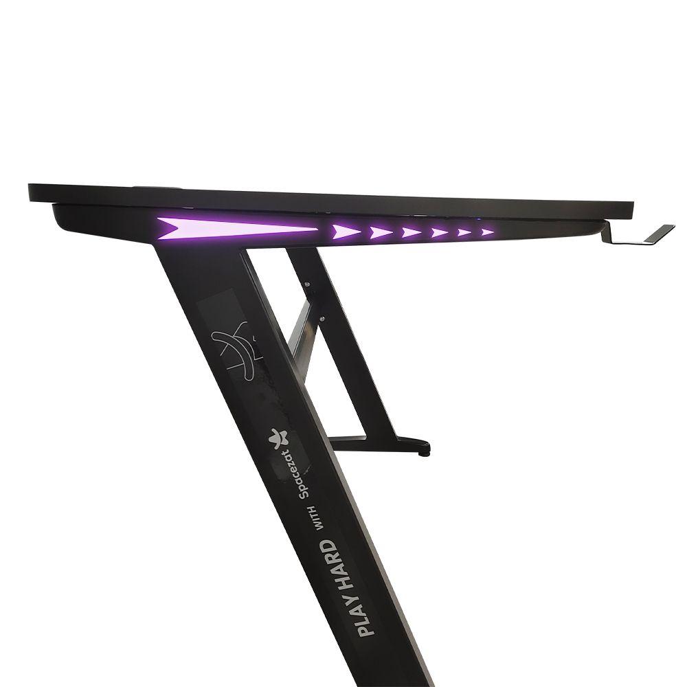 Escritorio Gamer Z-Board RGB con Soporte Audifonos Spacezat-4