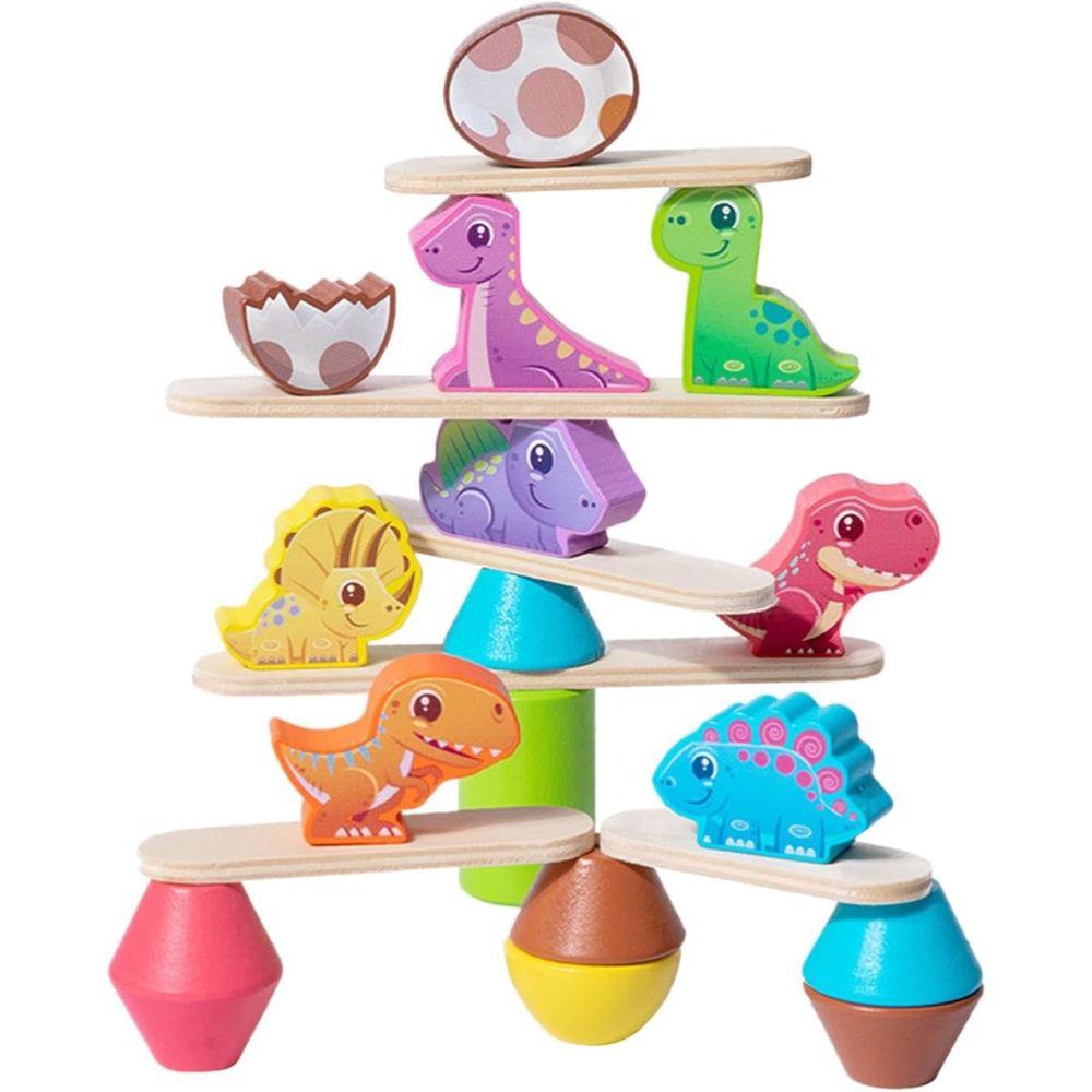 Juguete de Madera Educativo Equilibrio Dinosaurios-0