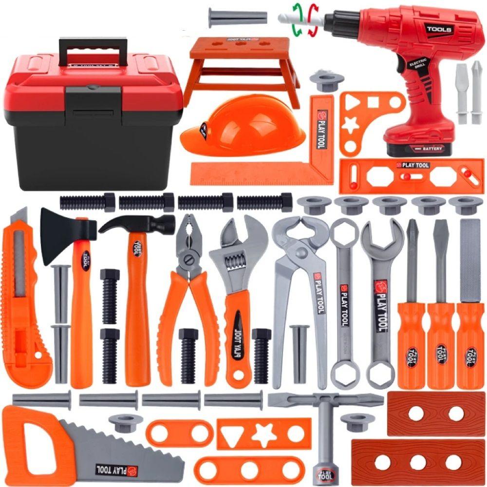 Maleta Herramientas Construcción de Juguete 53 Accesorios-0