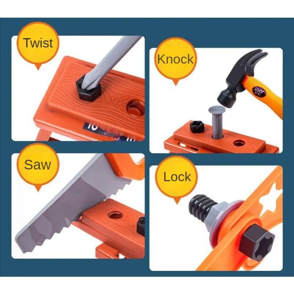 Maleta Herramientas Construcción de Juguete 53 Accesorios-6