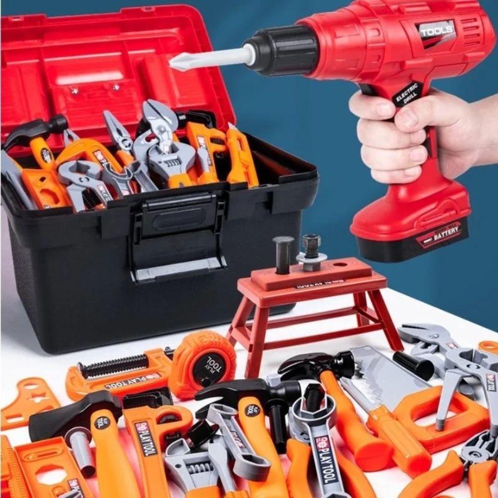 Maleta Herramientas Construcción de Juguete 53 Accesorios-7