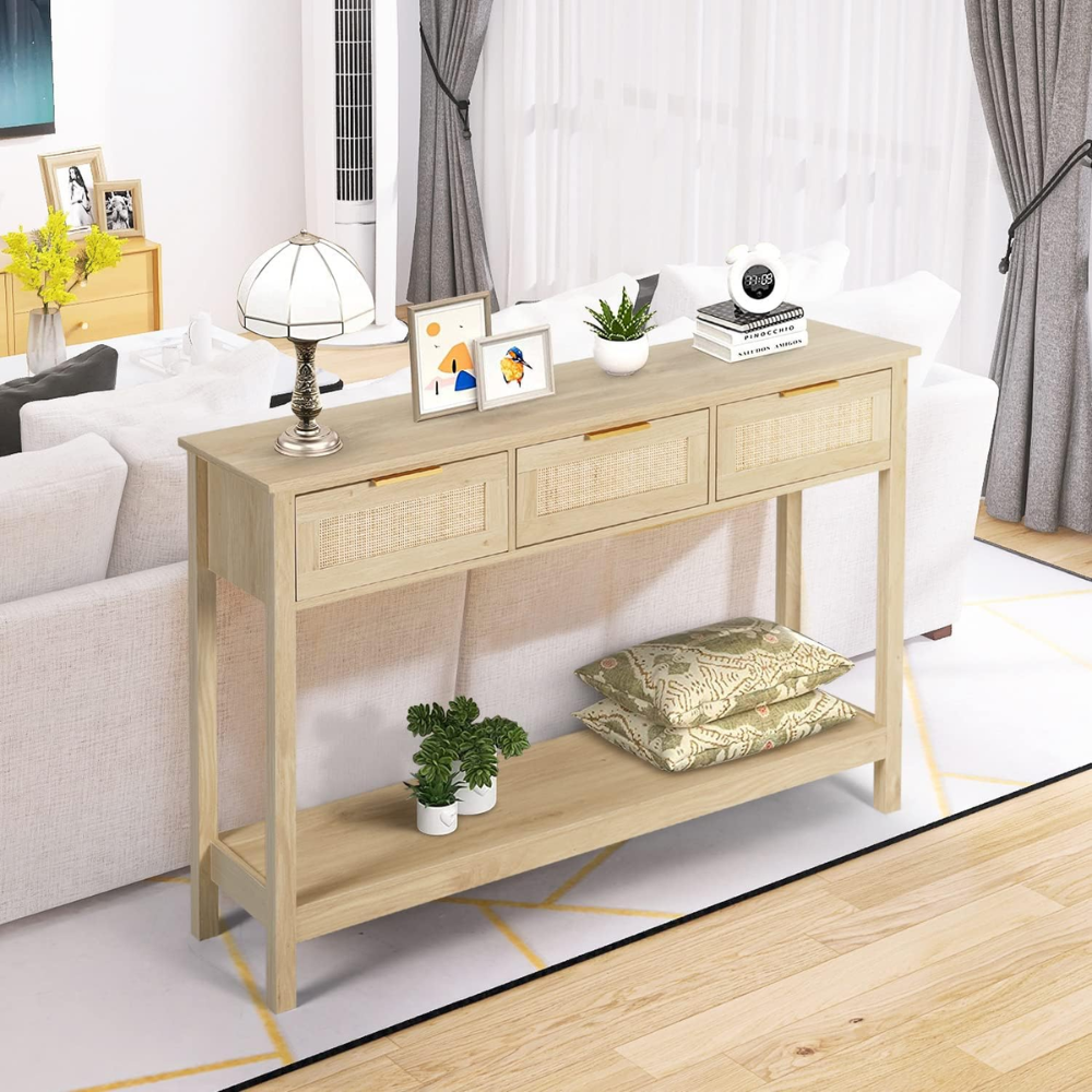 Mueble Recibidor Arrimo Ratán Arezzo-4