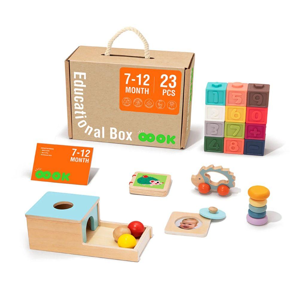 Set de Juguetes Estimulación Temprana 7-12 meses 23 Piezas-0