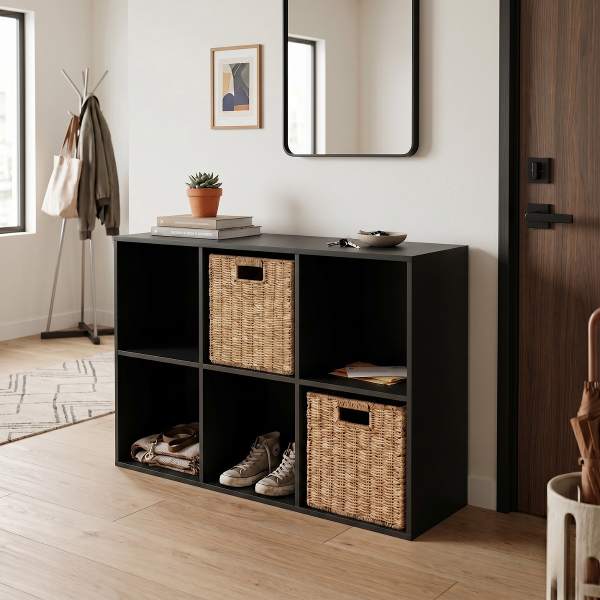 Mueble Organizador con Canastos Treia-1