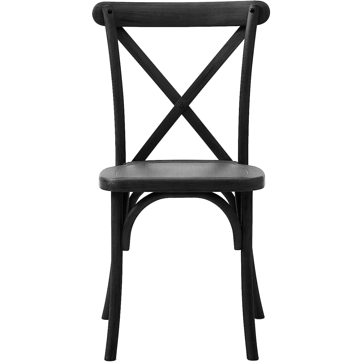 Pack de 4 Sillas Crossback Negra-4
