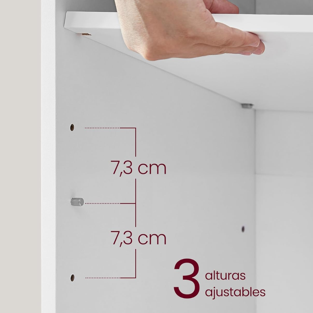 Banqueta Zapatero Blanco Skovde-6