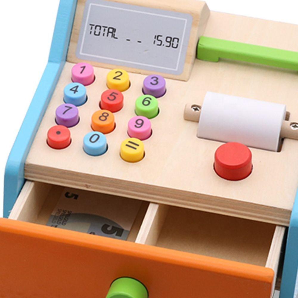 Caja Registradora Juguete de Madera Didáctico Spacezat-6